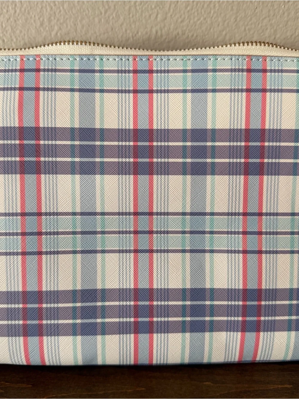 Nanette Lepore Pastel Plaid Crossbody Bag in Blue, Pink, Cream & Lavender